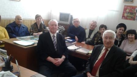 Встреча с Советом Ветеранов ВОВ накануне выборов